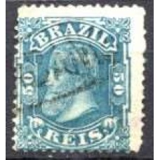 IM0053U.07-SELO DOM PEDRO II CABEÇA GRANDE, 50 RÉIS - 1885 - U