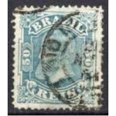 IM0053U.12-SELO DOM PEDRO II CABEÇA GRANDE, 50 RÉIS - 1885 - U