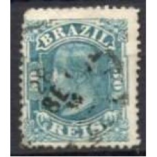 IM0053U.13-SELO DOM PEDRO II CABEÇA GRANDE, 50 RÉIS - 1885 - U