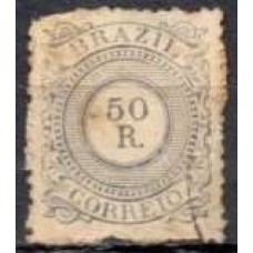 IM0063U.02-SELO CIFRA, 50 RÉIS - 1885 - U