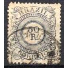 IM0063U.04-SELO CIFRA, 50 RÉIS - 1885 - U