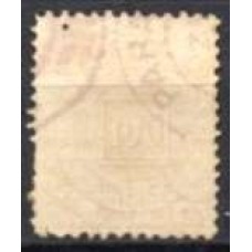 IM0064U.03-SELO CIFRA, 100 RÉIS CIFRA BRANCA - 1885 - U