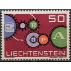 LIE0364N-SELO SÉRIE EUROPA - LIECHTENSTEIN - 1961 - N