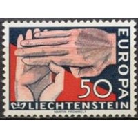 LIE0366M-SELO SÉRIE EUROPA - LIECHTENSTEIN - 1962 - MINT