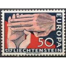 LIE0366M-SELO SÉRIE EUROPA - LIECHTENSTEIN - 1962 - MINT