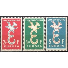 LUX0548M-SÉRIE EUROPA - LUXEMBURGO - 1958 - MINT