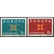 LUX0634N-SÉRIE EUROPA - LUXEMBURGO - 1963 - N
