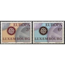 LUX0700M-SÉRIE EUROPA - LUXEMBURGO - 1967 - MINT