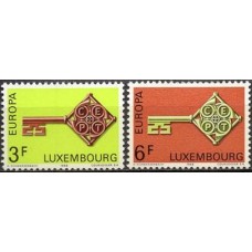 LUX0724M-SÉRIE EUROPA - LUXEMBURGO - 1968 - MINT
