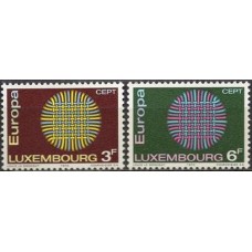 LUX0757M-SÉRIE EUROPA - LUXEMBURGO - 1970 - MINT