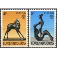LUX0832N-SÉRIE EUROPA - ESCULTURAS - LUXEMBURGO - 1974 - N