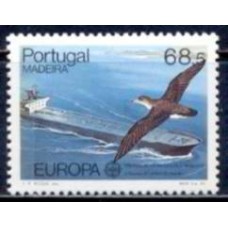 MDE0111N-SELO SÉRIE EUROPA - PROTEÇÃO À NATUREZA E AO MEIO AMBIENTE - MADEIRA - 1986 - N