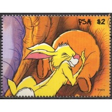 MICB037MS-SELO DO BLOCO URSINHO PUFF - MICRONÉSIA - 1998 - MINT