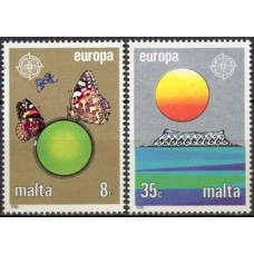 MLT0727N-SÉRIE EUROPA - PROTEÇÃO À NATUREZA E AO MEIO AMBIENTE - MALTA - 1986 - N