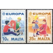 MLT0795N-SÉRIE EUROPA - JOGOS INFANTIS - MALTA - 1989 - N