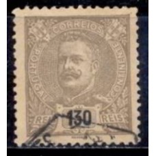 POR0140U-SELO CARLOS 1º, 130R - PORTUGAL - 1895/1905 - U