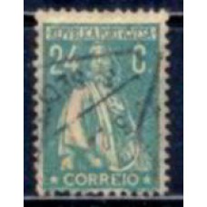 POR0246UB-SELO CERES, 24C DENTEAÇÃO 12 X 11,5 - PORTUGAL - 1917/24 - U