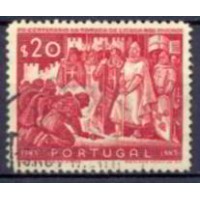 POR0697U-SELO 8º CENTENÁRIO DA TOMADA DE LISBOA AOS MOUROS, 20C - PORTUGAL - 1947 - U