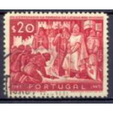 POR0697U-SELO 8º CENTENÁRIO DA TOMADA DE LISBOA AOS MOUROS, 20C - PORTUGAL - 1947 - U