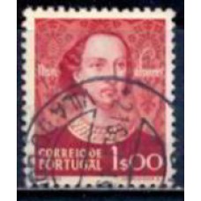 POR0720U-SELO DINASTIA DE AVIZ, 1E - PORTUGAL - 1949 - U