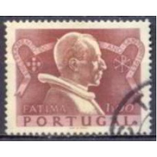 POR0746U-SELO ENCERRAMENTO DO ANO SANTO DE FÁTIMA, 1E - PORTUGAL - 1951 - U
