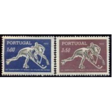 POR0762N-SÉRIE CAMPEONATO MUNDIAL DE HÓCKEI SOBRE PATINS - PORTUGAL - 1952 - N