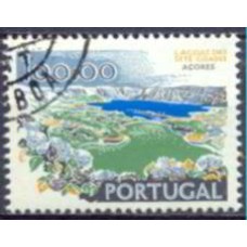 POR1143U.07-SELO VISTAS E MONUMENTOS, 100E - VERSO SEM ANO - PORTUGAL - 1978 - U