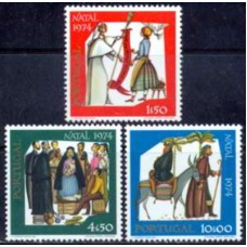 POR1243M-SÉRIE NATAL - PORTUGAL - 1974 - MINT