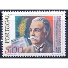 POR1403N-SELO 50º ANIVERSÁRIO DA MORTE DO JORNALISTA MAGALHÃES LIMA - PORTUGAL - 1978 - N