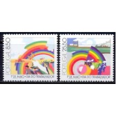 POR1507N-SÉRIE 1º DE MAIO, DIA DO TRABALHADOR - PORTUGAL - 1981 - N