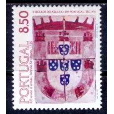 POR1517N-SELO 5 SÉCULOS DO AZULEJO EM PORTUGAL III - PORTUGAL - 1981 - N