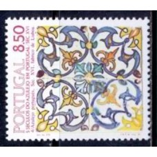 POR1529N-SELO 5 SÉCULOS DO AZULEJO EM PORTUGAL IV - PORTUGAL - 1981 - N