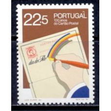 POR1678N-SELO DIA DO SELO - PORTUGAL - 1986 - N