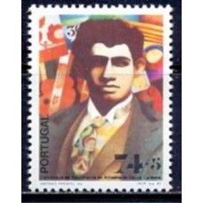 POR1704N-SELO CENTENÁRIO DE NASCIMENTO DO PINTOR AMEDEO DE SOUZA-CARDOSO - PORTUGAL - 1987 - N
