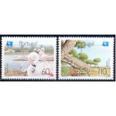 POR1833N-SÉRIE ANO EUROPEU DO TURISMO - PORTUGAL - 1991 - N