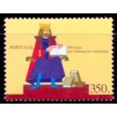 POR2118N-SELO 550 ANOS DAS ORDENAÇÕES ALFONSINAS - PORTUGAL - 1996 - N