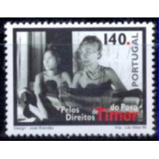 POR2144N-SELO DIREITOS DO POVO DO TIMOR - PORTUGAL - 1996 - N