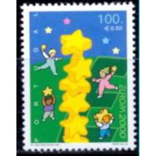 POR2412M-SELO SÉRIE EUROPA - EUROPA 2000 - PORTUGAL - 2000 - MINT