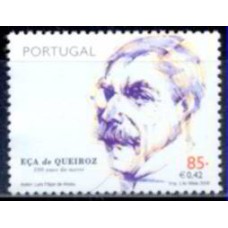 POR2435M-SELO CENTENÁRIO DA MORTE DE EÇA DE QUEIROZ - PORTUGAL - 2000 - MINT