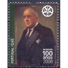 POR3307M-SELO CENTENÁRIO DO GRUPO INDUSTRIAL CUF (DO BLOCO) - PORTUGAL - 2008 - MINT