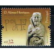 POR3406M-SELO 900 ANOS DO NASCIMENTO DE DOM AFONSO HENRIQUES - PORTUGAL - 2009 - MINT