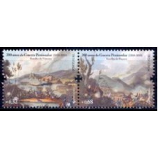POR3537MS-SE-TENANT 200 ANOS DA GUERRA PENINSULAR - PORTUGAL - 2010 - MINT