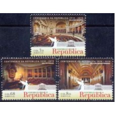 POR3540M-SÉRIE CENTENÁRIO DA REPÚBLICA - PORTUGAL - 2010 - MINT