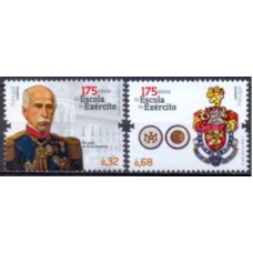 POR3675M-SÉRIE 175º ANIVERSÁRIO DA ESCOLA DO EXÉRCITO - PORTUGAL - 2012 - MINT