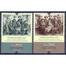 POR3824M-SÉRIE CENTENÁRIO DAS MISSÕES LAICAS NA ÁFRICA - PORTUGAL - 2013 - MINT