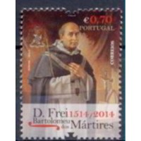 POR3906M-SELO 500 ANOS DE NASCIMENTO DO SANTO FREI BARTOLOMEU DOS MÁRTIRES - PORTUGAL - 2014 - MINT POR3906M-SELO 500 ANOS DE NASCIMENTO DO SANTO FREI BARTOLOMEU DOS MÁRTIRES - PORTUGAL - 2014 - MINT