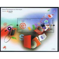 PORB277M-BLOCO NOVAS TECNOLOGIAS DE INFORMAÇÃO - PORTUGAL - 2008 - MINT