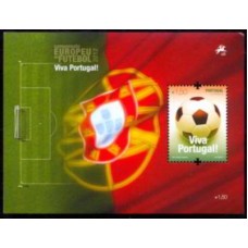 PORB340M-BLOCO CAMPEONATO EUROPEU DE FUTEBOL 2012 - VIVA PORTUGAL! - PORTUGAL - 2012 - MINT