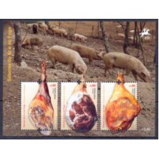 PORB344M-BLOCO SABORES DO AR E DO FOGO - PORTUGAL - 2012 - MINT