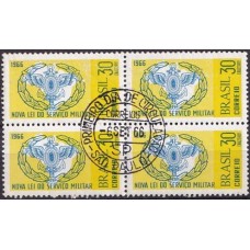 QC0553.03-QUADRA PROPAGANDA DA NOVA LEI MILITAR - 1966 - CPD SÃO PAULO